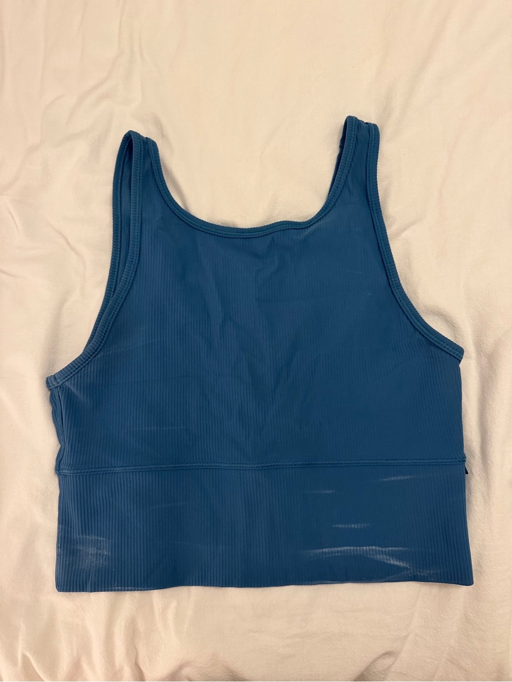 Lululemon power pivot Tank Top in Deep Teal Blue reversible